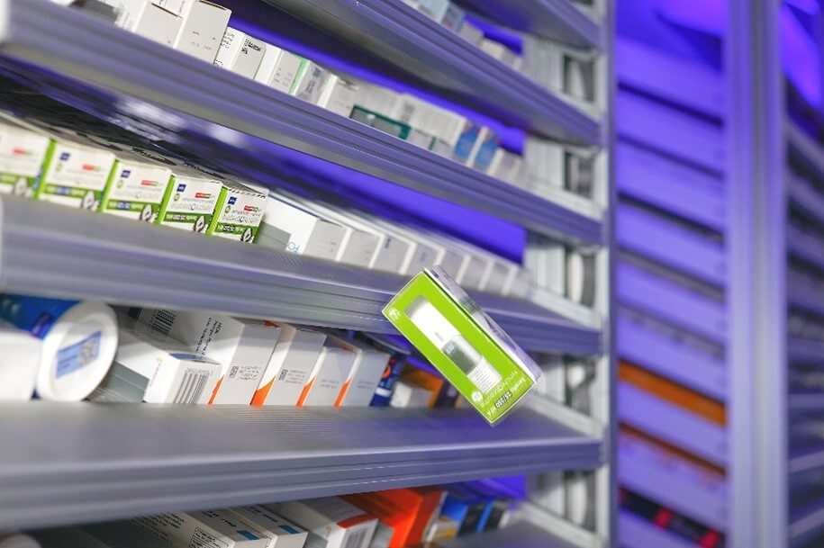 Mekapharm APOTEKA - Robotic Pharmacy Warehouse Automation System